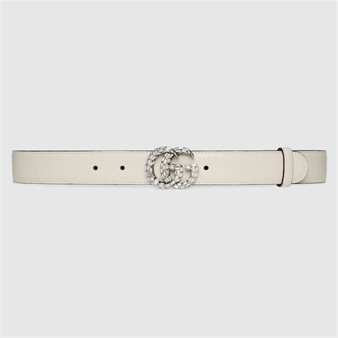 gucci belt 12128209699036 label|GG Marmont thin belt with crystals .